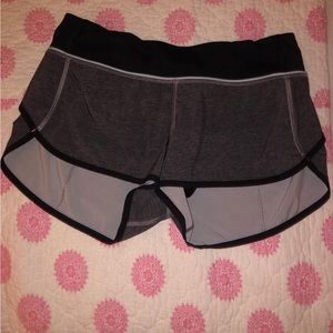 Lululemon speed up shorts size 6